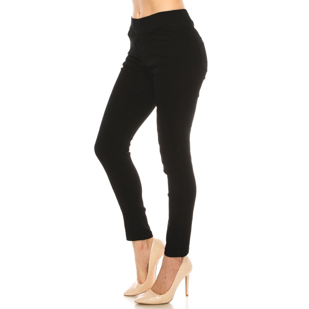 Solid Black Jeggings